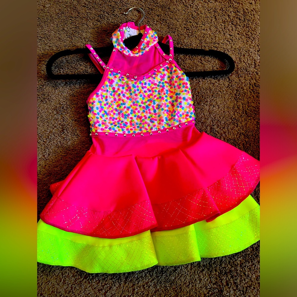 Girls dance costume